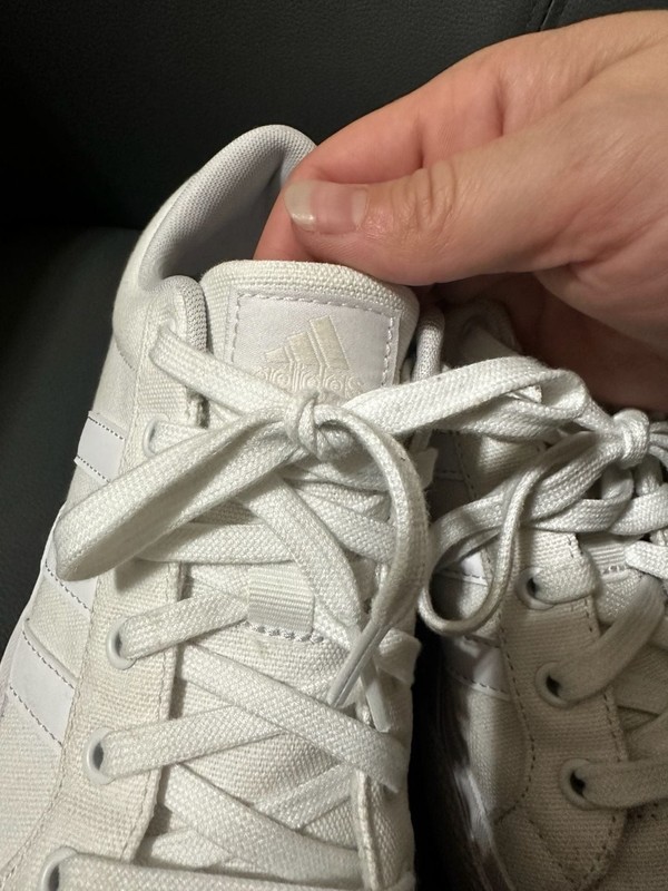 Adidas Nizza Chunky Platform White Canvas Sneakers Size 8.5 gallery