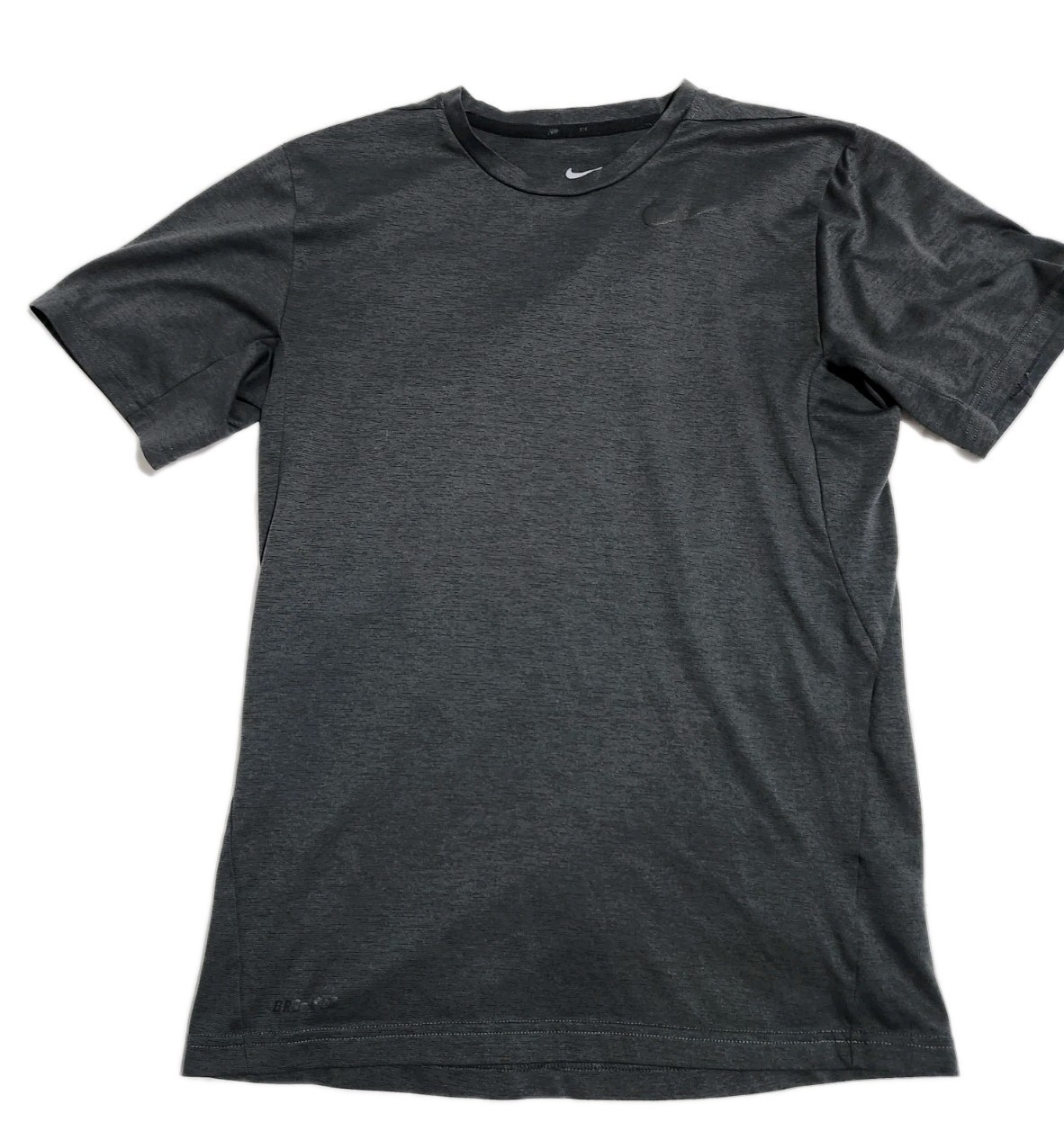 Nike Training Shirt Small Mens Heather Gray Dri Fit Short Sleeve Tee 848888-010 gallery