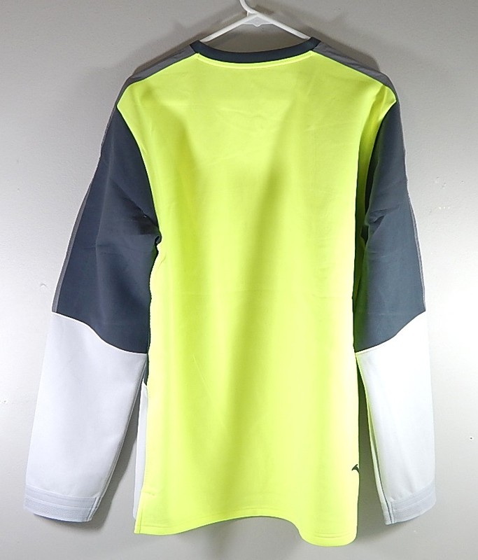 Anta Running Reflective Ahtletic Sweatshirt Chip Gray Neon Yellow 3XL New gallery