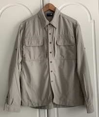 Stormlite Khaki Breathable Lightweight Walking- Hiking Shirt Size Small VGC