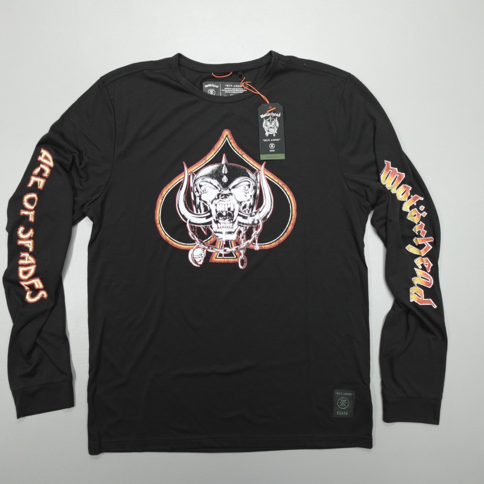 Roark Men's Motorhead Run Amok LS Shirt Mathis Ace of Spades Size M RK372 $75 gallery