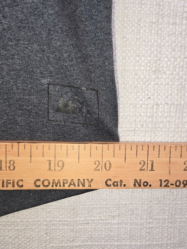 MED REI Men's Quarter Zip Pullover Charcoal Red Running Thumbholes Reflective gallery