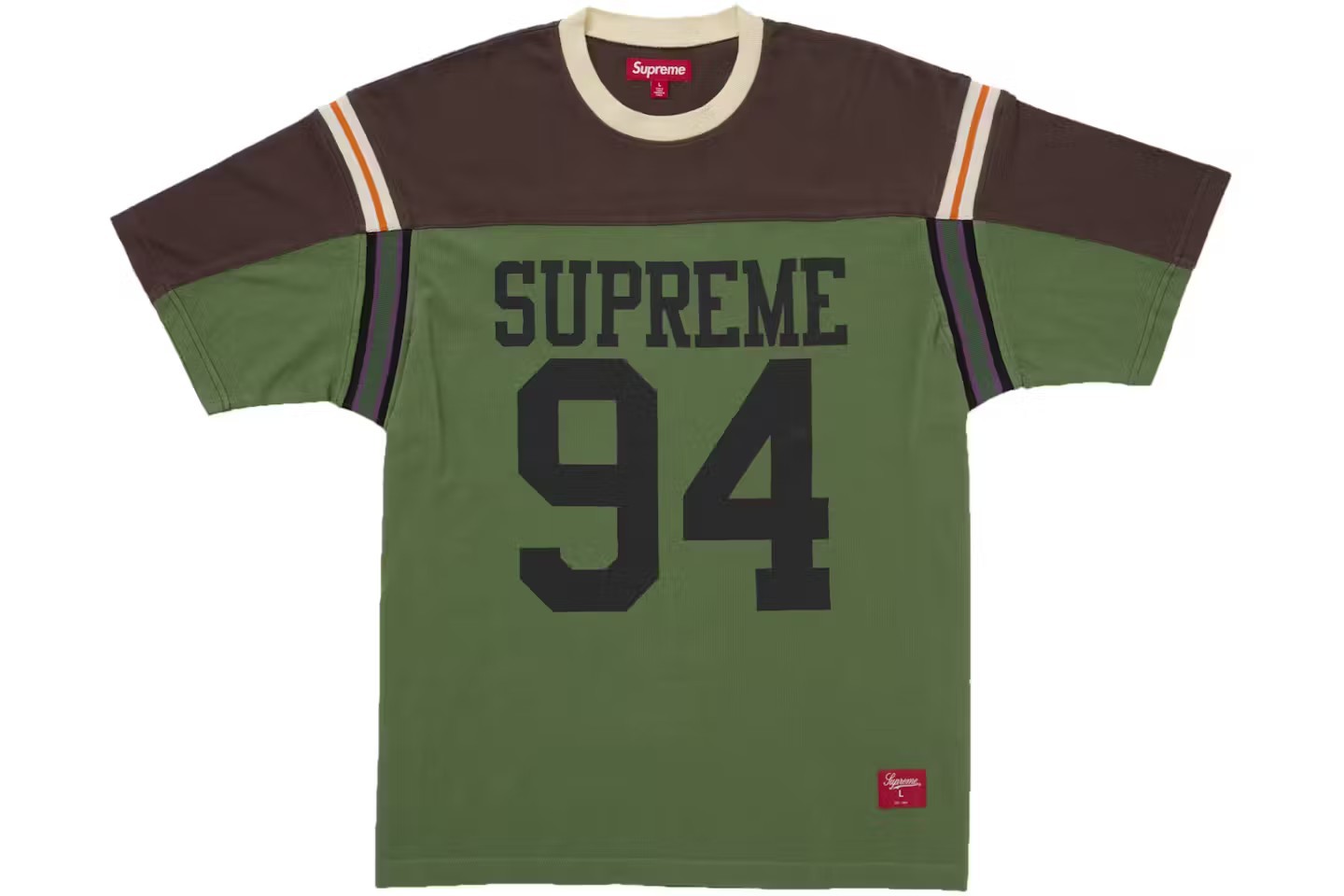 NWT Supreme New York Split S/S Football Top Green Size XL SS25 *FTP FUCT PALACE* gallery