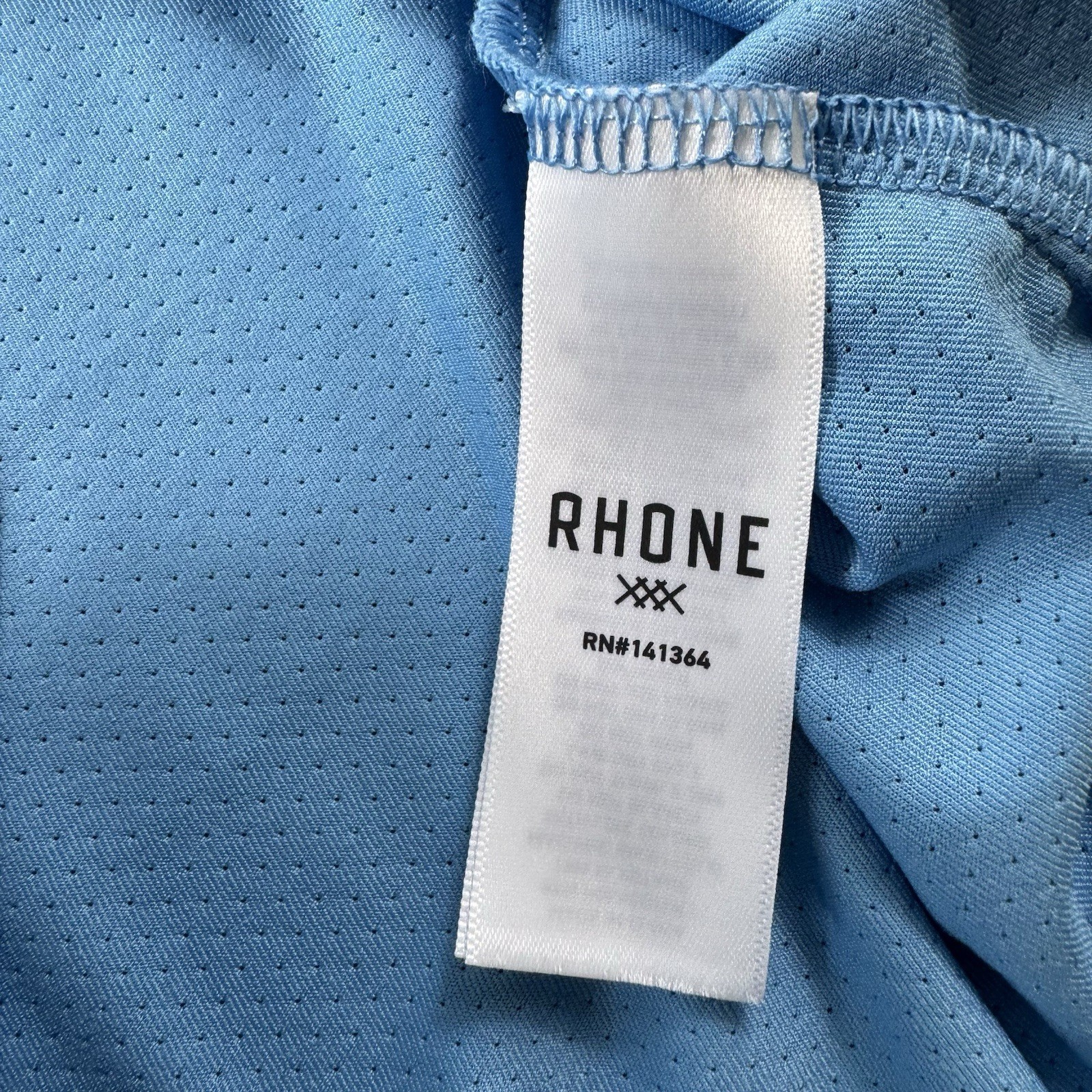 Rhone Blue Breathable Athletic 1/2 Zip Pullover Men’s Size Large gallery