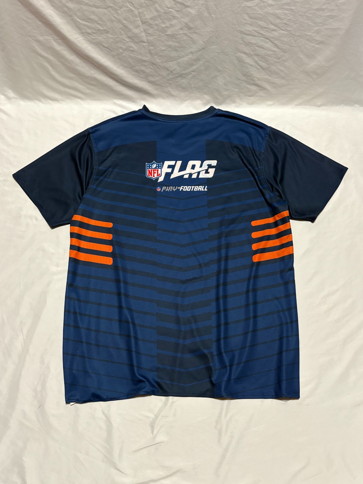 Denver Broncos Jersey Mens XL Reversible Blue Orange NFL Football NFL Flag *READ gallery