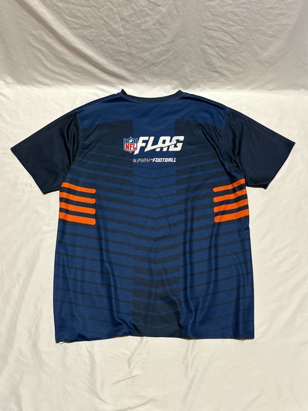 Denver Broncos Jersey Mens XL Reversible Blue Orange NFL Football NFL Flag *READ gallery