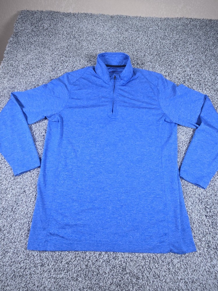 Johnston Murphy XC4 Pullover Mens Medium 1/4 Zip Casual Pullover Active.