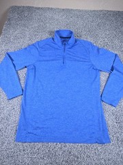 Johnston Murphy XC4 Pullover Mens Medium 1/4 Zip Casual Pullover Active.