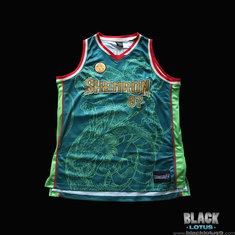 Dragon Ball Z Shenron Basketball Jersey DBZ 07 Green Red BoxLunch size 2XL gallery