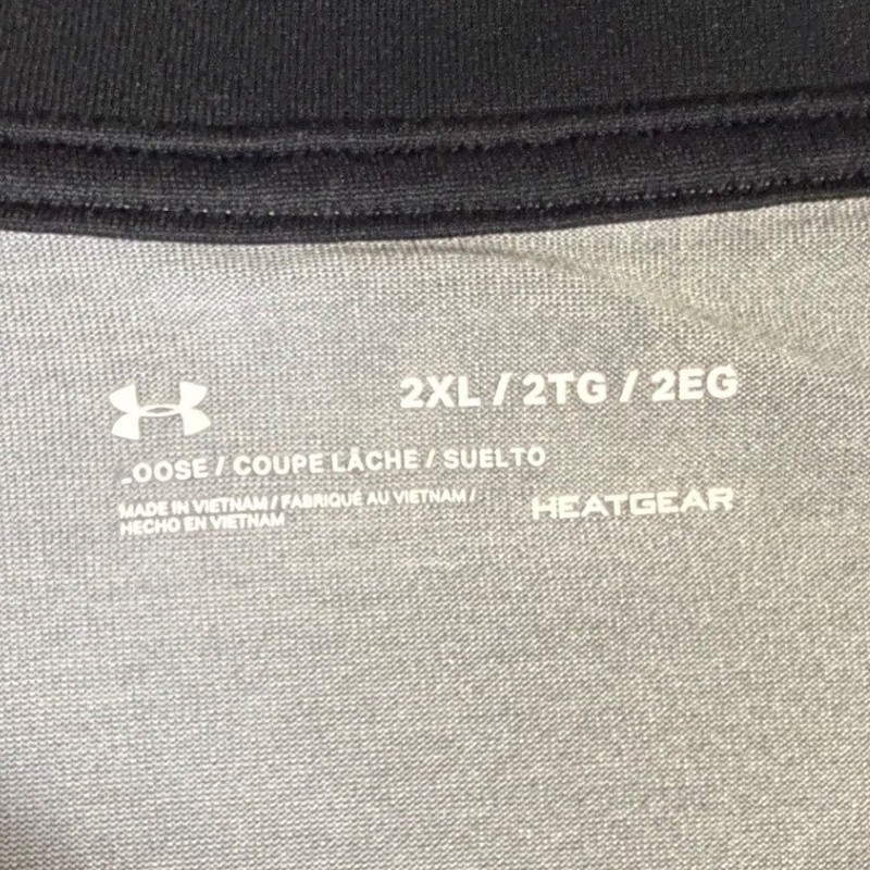 Under Armour Mens 2XL HeatGear 1/4 Zip Pullover Gray Long Sleeve Training K3 gallery