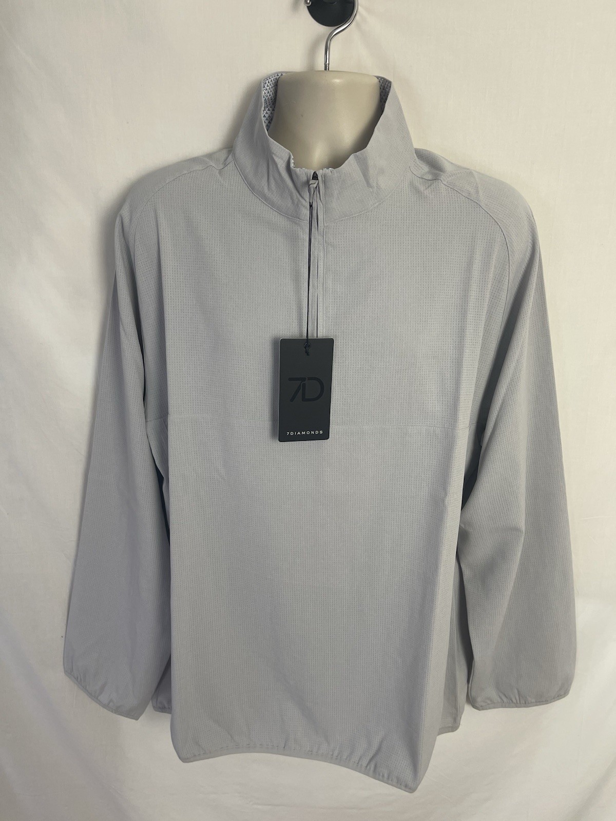 NWT 7 Diamonds Oxygenate 1/4 Zip Pullover Size XL Anti-Odor Quick Dry Vapor gallery