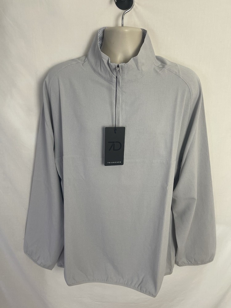 NWT 7 Diamonds Oxygenate 1/4 Zip Pullover Size XL Anti-Odor Quick Dry Vapor