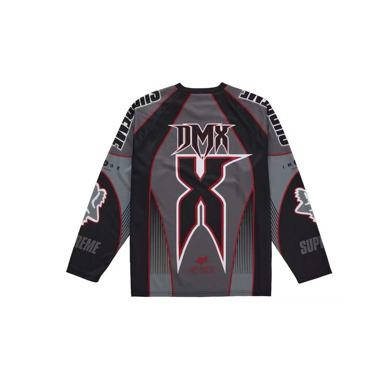 Supreme Fox Racing DMX Jersey Black Size: Medium gallery