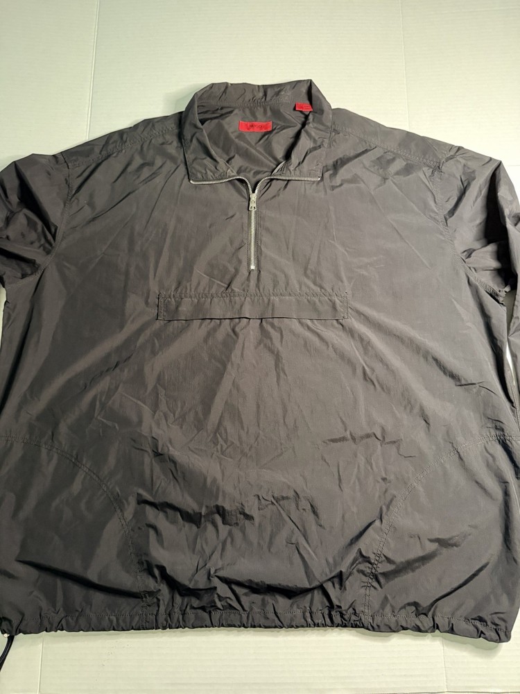 Hugo Boss Mens Black Running Active 1/4 Zip Pull Over