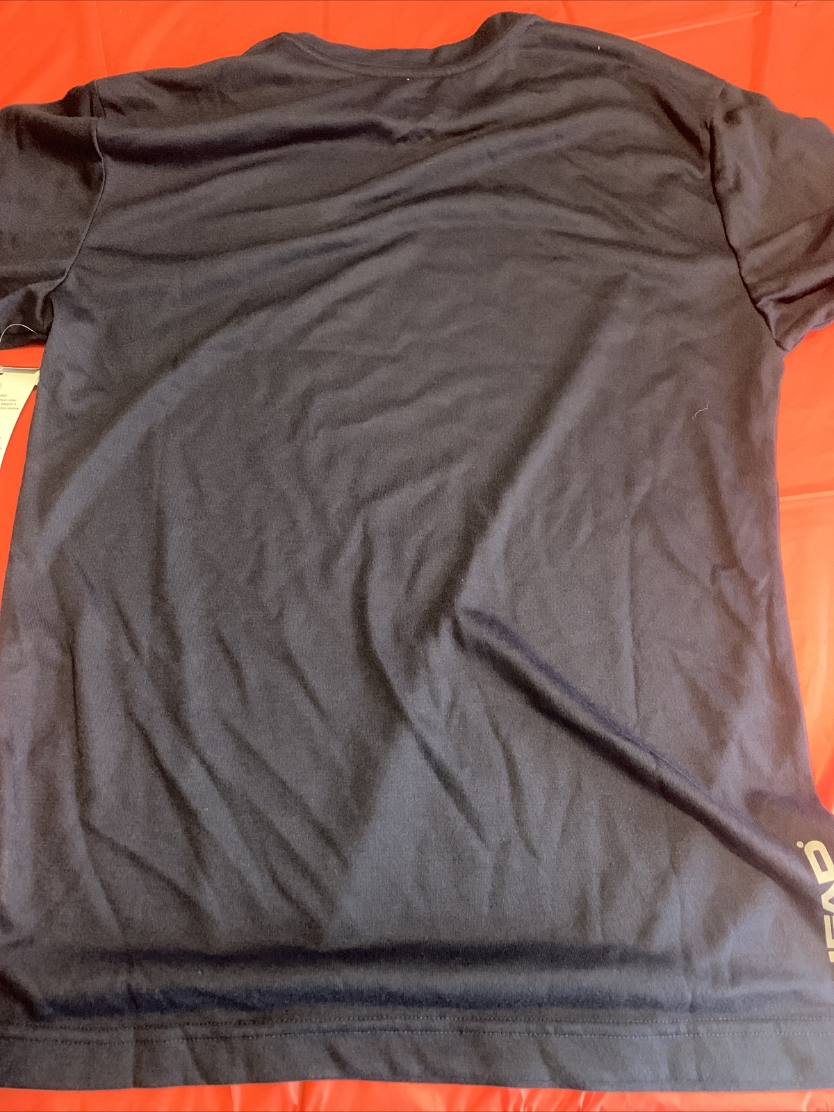 NEW HEAD MENS DARK BLUE (Navy) small hypertek dri fit ACTIVE T SHIRT #142 gallery