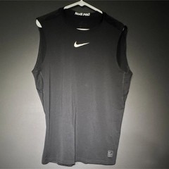 Nike Pro Tank Top Men’s XL Black Sleeveless Dri-Fit Athletic Shirt
