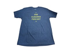 100% Short Sleeve T-Shirt 32053-015-12 “Size: Large Color: Blue