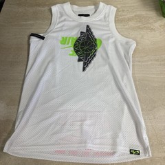 Nike Air Jordan Wings Logo Jersey White/Green/Black BQ8479-100 Men’s Size Medium