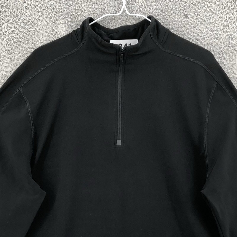 C9 By Champion 1/4 Zip Pullover Sweatshirt Golf Men's Size XL Black 9341 gallery