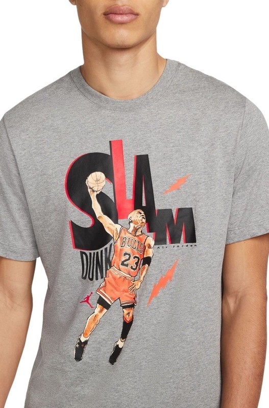 Jordan Game 5 T-Shirt - DH8948 091 - Gray / Multi-Color Mens XXL gallery