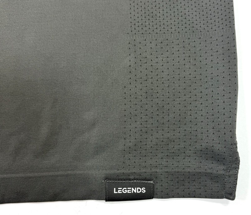 Legends Mens Long Sleeve T-Shirt Sz Small Gray Performance Athletic Workout Gym gallery