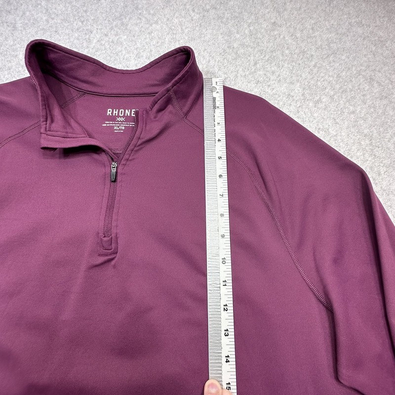 Rhone Session 1/4 Zip Pullover Mens XL Purple Long Sleeve Athletic Performance gallery