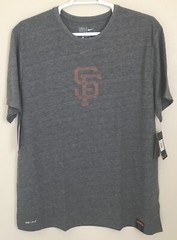 NWT Nike Men’s MLB Marled Giants Short Sleeve Shirt Tee Size 2XL