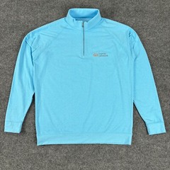 Holderness Bourne Dry Luxe Performance 1/4 Zip Pullover Size Medium Tailored Fit