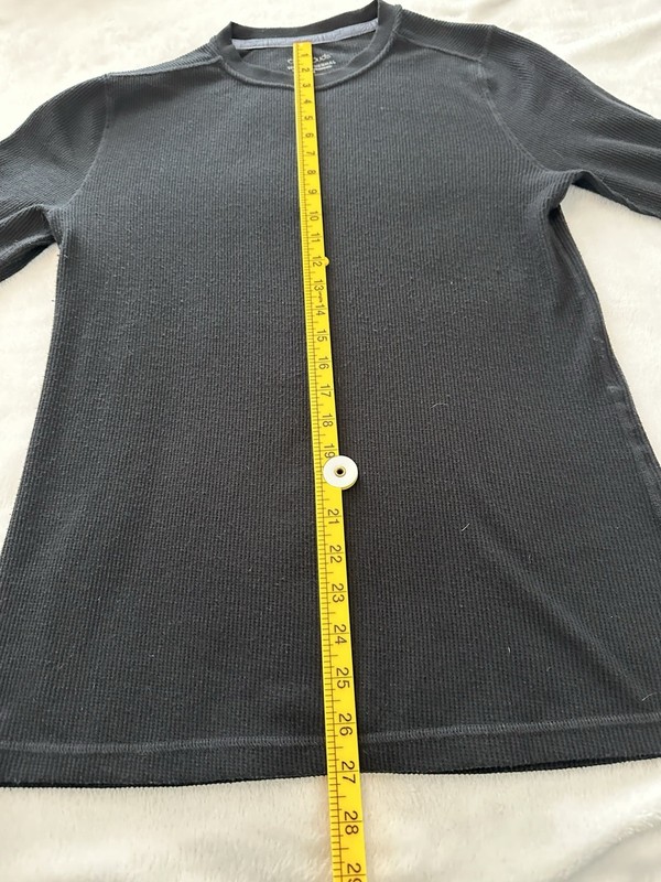 Cuddle Duds Men’s | Size M| Black Waffle Knit Thermal Shirt Loose Fit gallery