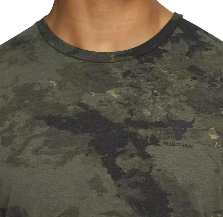 Under Armour Men's Project Rock All Over Brahma Bull T-Shirt 2025 New Camo Print gallery