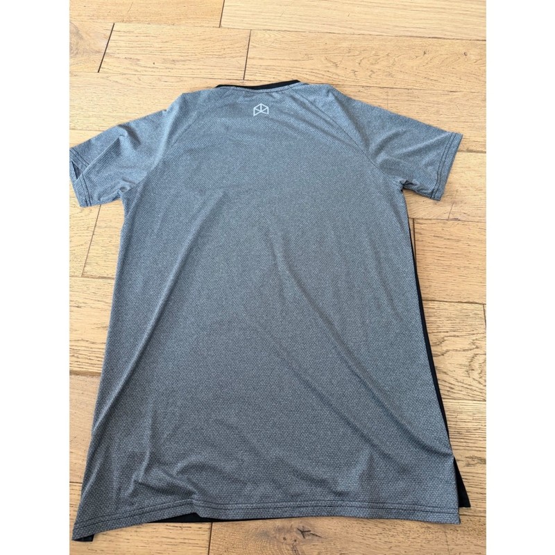 Rawgear Mens Athletic T-Shirt Black Grey Mesh Back Raglan Gym Size Medium (528) gallery