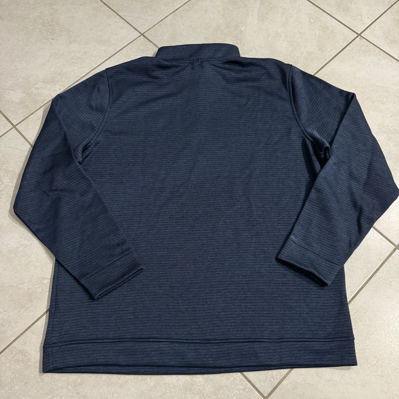 Under Armour Golf Pullover Mens 3XLT Blue Striped Storm Performance Stretch gallery