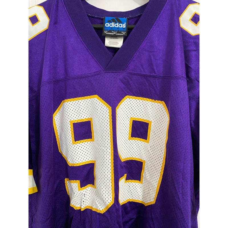 Retro Minnesota Vikings Chris Hovan Jersey Size XL gallery