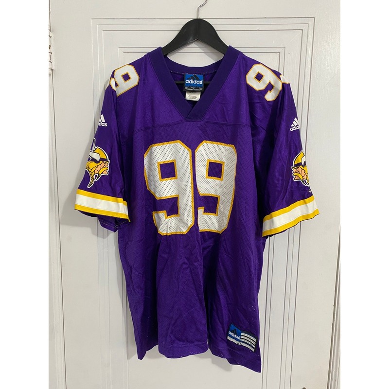 Retro Minnesota Vikings Chris Hovan Jersey Size XL gallery