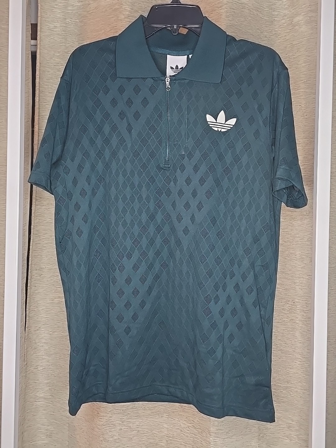 JY4848 Adidas Mens Pro Tennis Climacool+ FreeLift Polo Shirt Aurora Ivy Multiple gallery