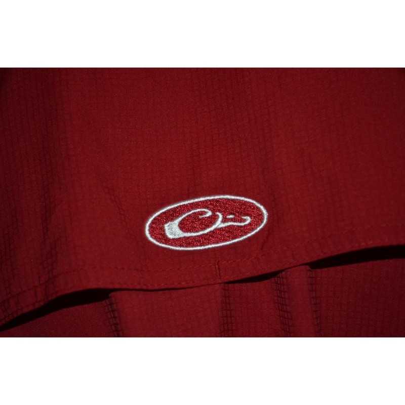 37531 Drake Waterfowl Shirt Alabama Crimson Tide Maroon Size Small Mens gallery