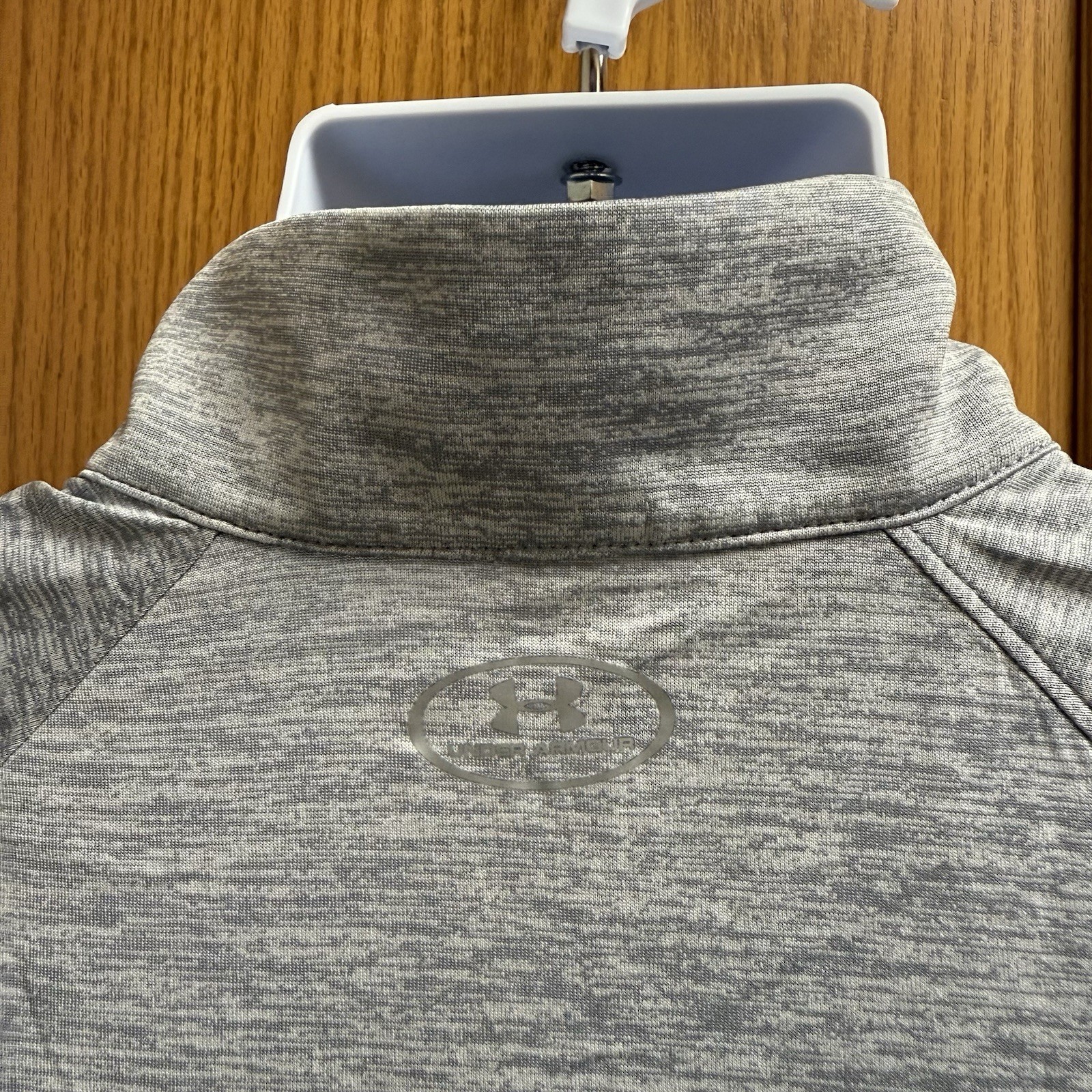 Men's Under Armour Part Zip Gray Athletic Pullover Shirt - XL - Large ? gallery