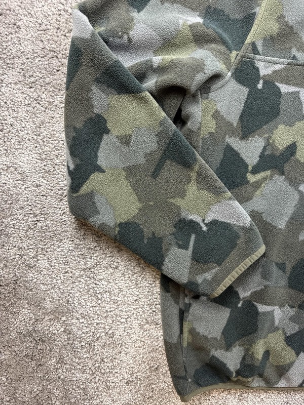 Blake Shelton Lands' End Fleece Pullover Mens 2XL Camo Snap Mock Neck gallery
