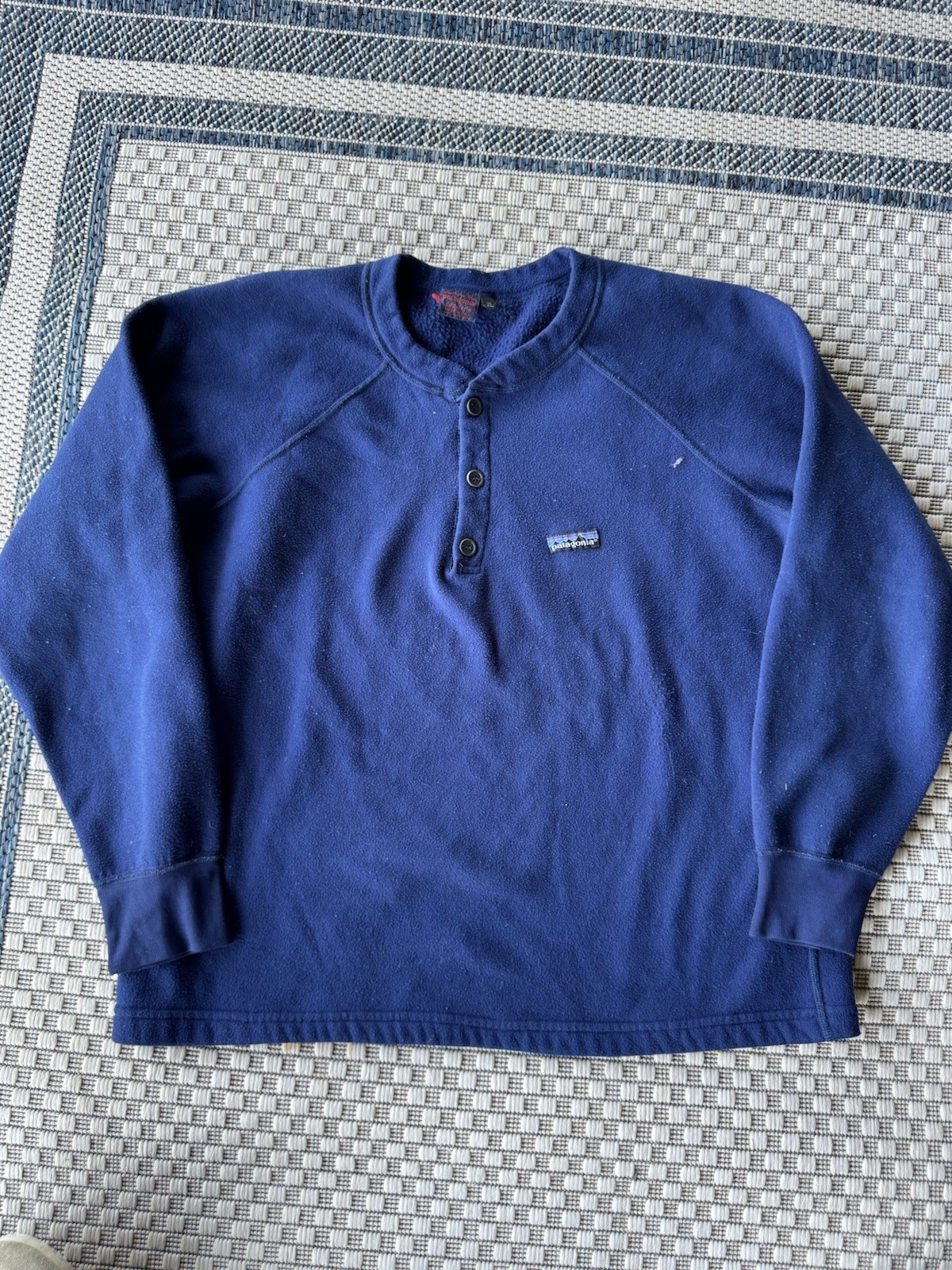 Vintage Patagonia Capilene Base layer XL navy thermal gallery