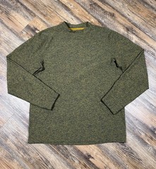 Lululemon Rulu Mock Neck Long Sleeve Shirt Men’s Large Heathered Green Stretch