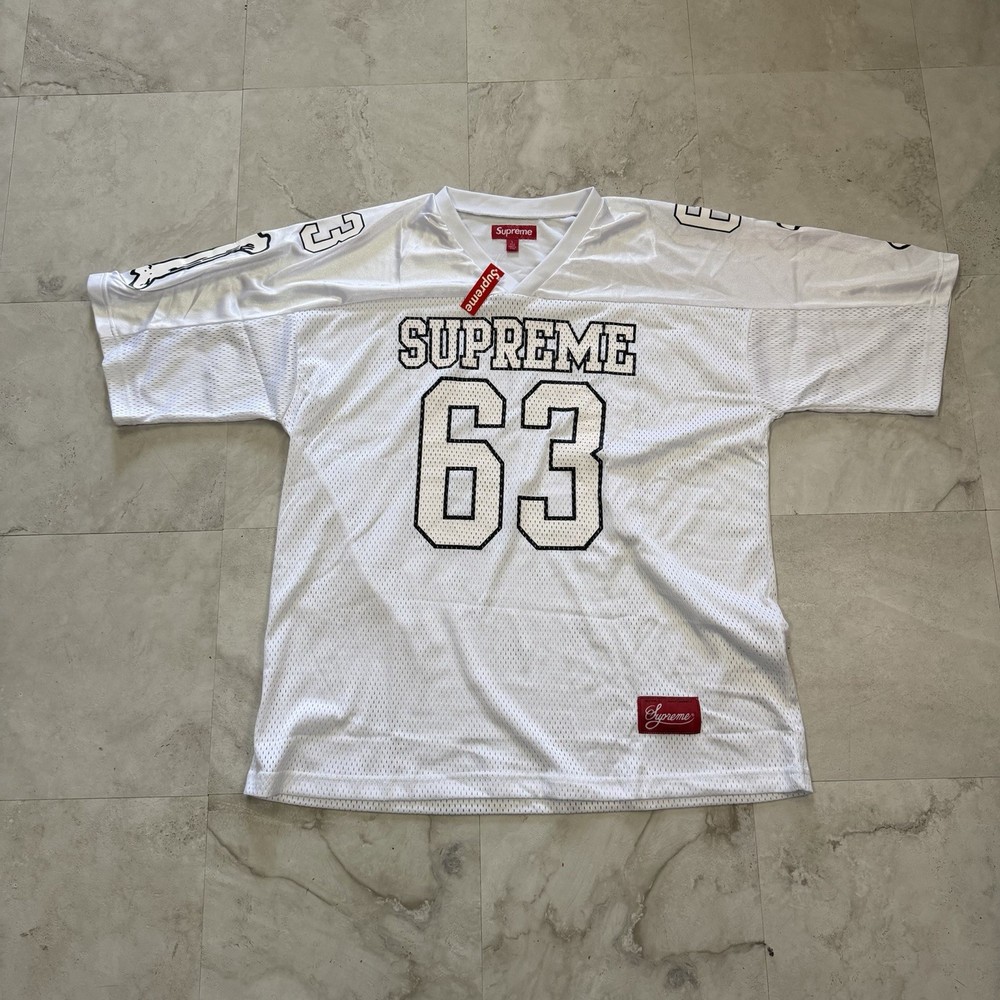 Supreme Bones White Football Jersey Size Large