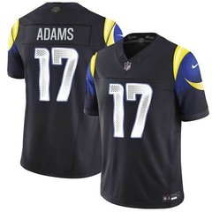 Men’s #17 Davante Adams Black 2025 Player SportShirt Adult – All Stitched