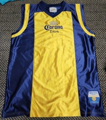 Corona Extra Basketball Jersey Mexico Size Unknown 24″ Pit to Pit 32″ Length