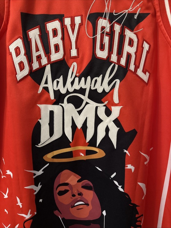 Headgear Classics Aaliyah x DMX Basketball Jersey Red Size M NWT gallery