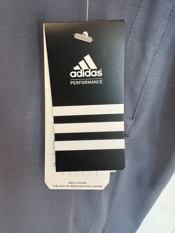 ADIDAS Game Day Short Sleeve Hot Jacket 1/4 zip Gray Red Men's Size Small NEW gallery