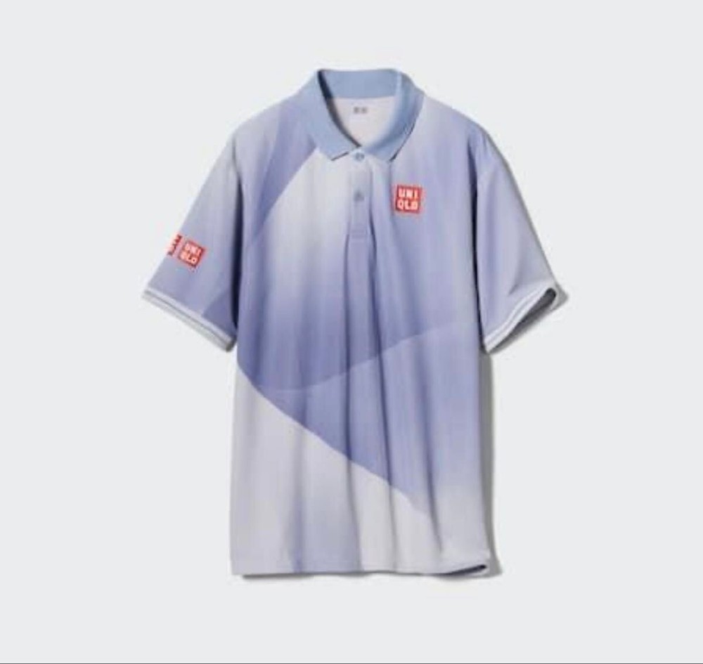 SIZE Japan L UNIQLO DRY EX Tennis shirt Roger Federer RF KeiNishikori