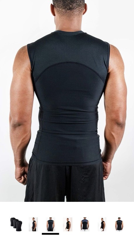 NIP - DEVOPS 3 Pack Men's Athletic Compression Shirts Sleeveless - XL gallery