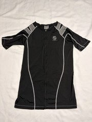 IntelliSkin Short Sleev Men’s XXL Black Mesh Posture Cool Jade Compression Shirt