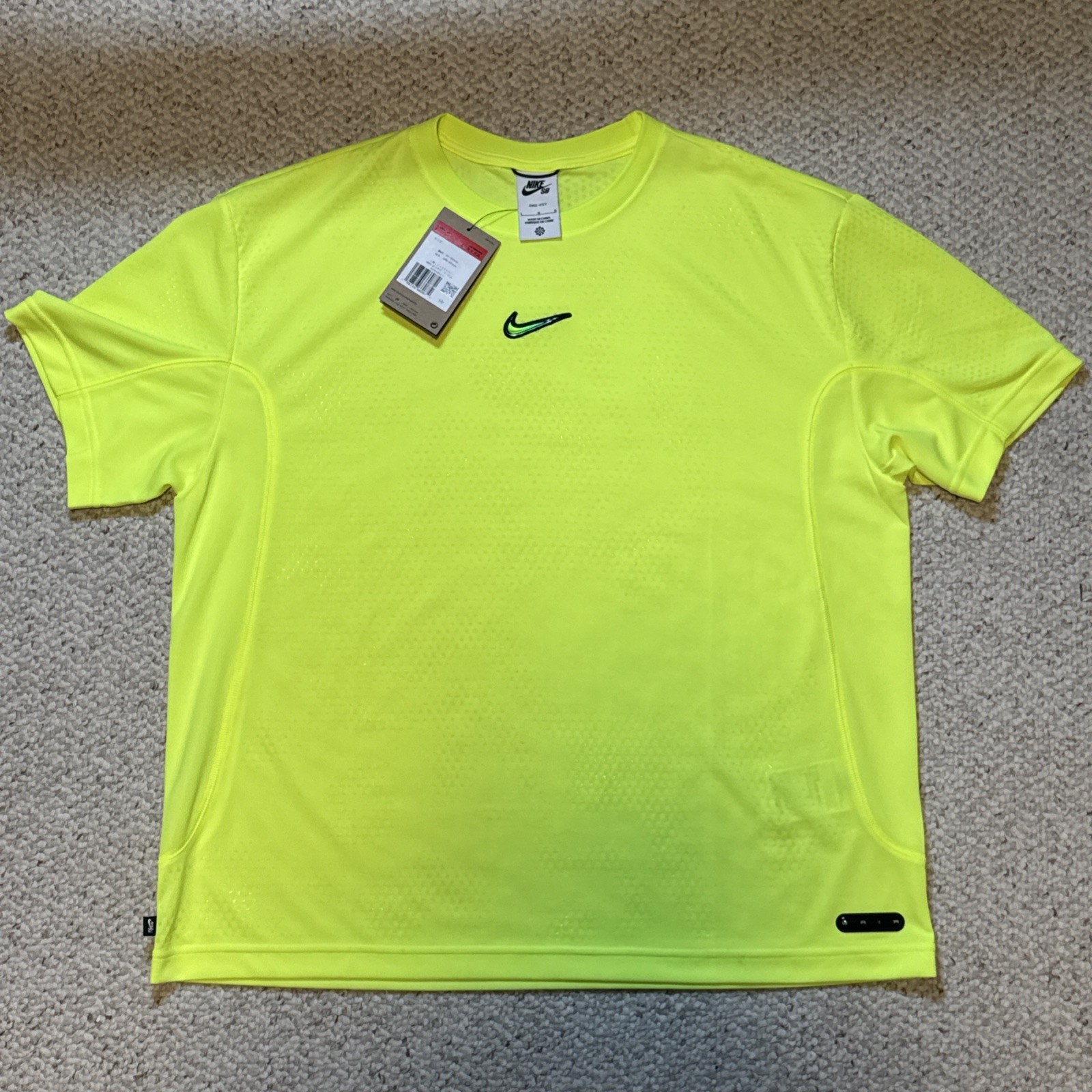 Nike SB Ishod Wair Jersey Shirt Size L Volt Tennis Dri-FIT NWT Japan Unreleased gallery