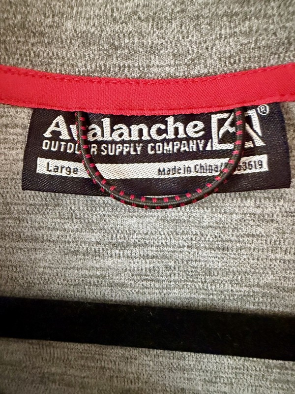 Avalanche Men's Quarter Zip Top Pullover 1/4 Zip Shirt Green Size Large gallery